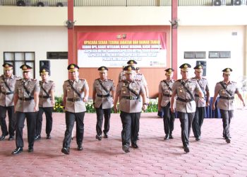 Kapolres Metro Jakarta Pusat Pimpin Serah Terima Jabatan