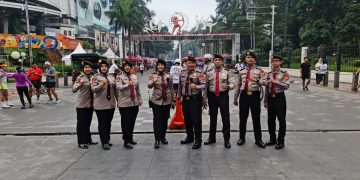 Pamobvit Polda Metro Jaya Patroli Car Free Day Presisi