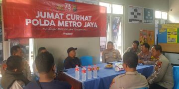 Ciptakan Situasi Aman dan Kondusif, Kapolsek Pademangan Kunjungi Masyarakat