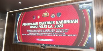 Polda Metro Jaya Vicon Rakernis, Siap Sosialisasikan Kondusifitas Pemilu Yang Aman