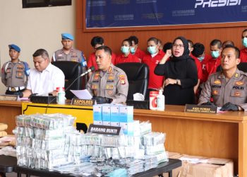 Polres Metro Jakarta Pusat Amankan “susu ganja” Narkoba Modus Baru