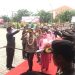 Pedang Pora Sambut Kedatangan Kapolrestro Bekasi Kota Baru Kombes Pol Dani Hamdani