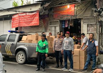 Polisi Gerebek Penjual Miras Berkedok Toko Sembako