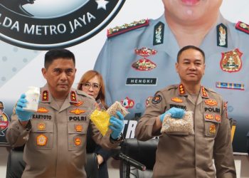 Polda Metro Jaya Ungkap Jaringan Pengedar Obat Terlarang