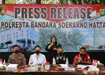 Polresta Bandara Soetta Gagalkan Penyelundupan 67,8 Kg Sisik Trenggiling