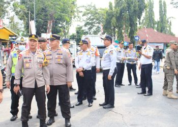 Tingkatkan Keamanan Pemudik, Polisi Lakukan Penebalan Personel di Terminal Kalideres