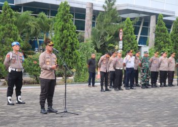 Polres Metro Bekasi Kota gelar Apel Gabungan Pengamanan Hari Buruh (Mayday) Tahun 2023