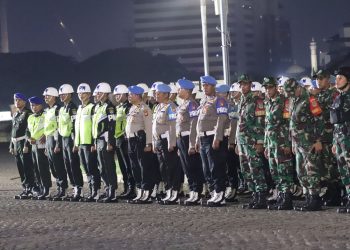 Amankan Jakarta, Polda Metro Jaya Gelar Patroli Skala Besar Gabungan