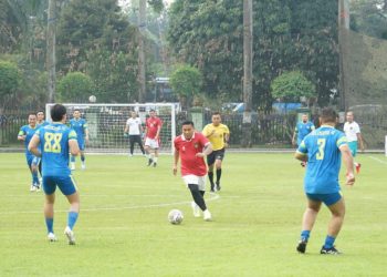 Bangun Soliditas Polda Metro Dan Kodam Jaya Gelar Olahraga Bersama