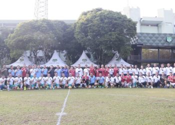 Perkuat Soliditas TNI Polri Polda Metro Jaya Dan Kodam Jaya Gelar Olahraga Bersama
