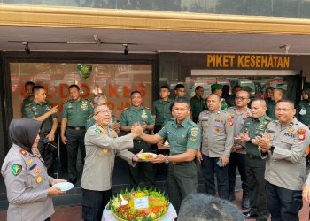 Hari Bhayangkara ke-77, Biddokkes Polda Metro Terima Kunjungan Kesdam Jaya
