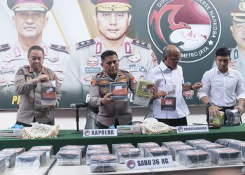 Ditresnarkoba Polda Metro Jaya Tangkap Kurir Narkoba Sabu 36 Kilogram
