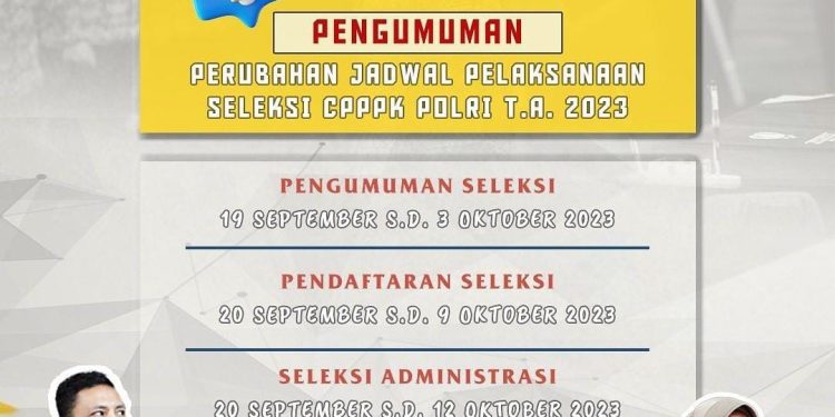 Pengumuman Pelaksanaan Seleksi PPPK Polri Tahun 2023