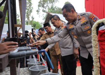 Wakapolri dan Kapolda Kalsel Resmikan Tujuh Sumur Bor di Banjar