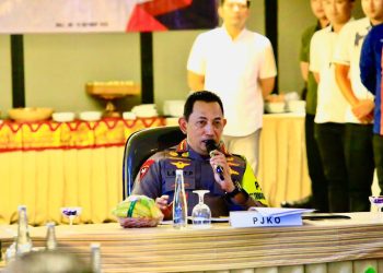 Kapolri Tinjau Posko Satgas Gakkum Pengamanan KTT AIS Forum 2023