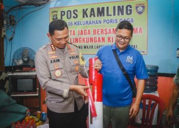 Kunjungi Satkamling Kapolres Ingatkan Warga Tangkal Hoax dan Provokasi