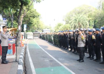1.318 Personel Polisi Amankan Penetapan Capres-Cawapres Hari Ini