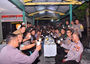 Ngopi Bareng, Bersatu Lewat Ngopi Tni-Polri di Cengkareng Pererat Soliditas Hadapi Pemilu 2024