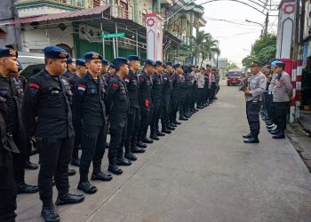 Wakapolsek Koja Pimpin pengamanan Kampanye Pemilu damai 2024 di Koja Jakarta utara