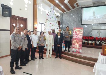 Kapolsek Cinere Hadiri Kegiatan Minggu Kasih Di Gpdi Alfa Omega