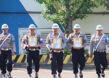 Kapolres Jakarta Utara Pimpin Upacara Pemberhentian Tidak Dengan Hormat (PTDH) Anggota Polri