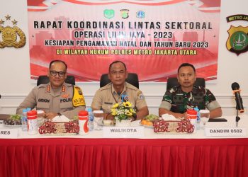 Rapat Koordinasi Lintas Sektoral Lilin Jaya 2023, Jelang Kesiapan Nataru di Wilayah Jakarta Utara