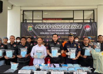 Jelang tahun Baru, Polres Tangsel Ungkap Kasus Narkotika Jenis Ganja Sebesar 27,3 Kg