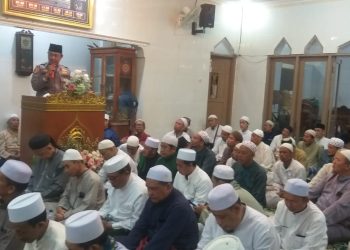 Hadiri Peringatan Maulid Nabi Muhammad SAW, Kapolsek Tebet Kompol Murodih Sampaikan Pesan Kamtibmas