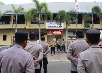 Awali Tahun 2024, Kapolres Kepulauan Seribu Gelar Apel dan Doa Bersama Serta Acara Coffee Morning
