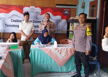 Cooling System Jelang Pemilu 2024, Polsek Jatiasih Sambang ke Warga