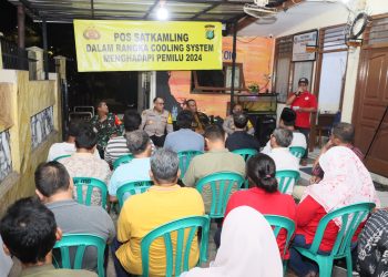 Sambang Pos Satkamling di Sunter Agung, Kombes Gidion Ajak Warga Peduli Kamtibmas