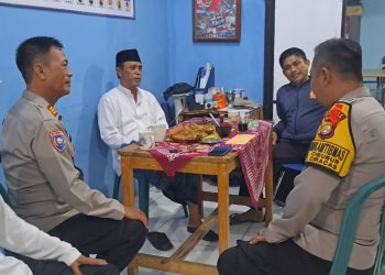 Cooling system jelang pemilu 2024, jajaran Polsek Ciracas sambang Pos Satkamling