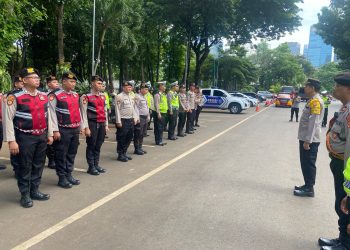 Satgas OMB Polda Metro Jaya Gelar Patroli Skala Besar untuk Pastikan Tahapan Kampanye Pemilu 2024 Berjalan Aman