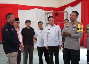 Pantau Gudang KPU Pastikan Kesiapan Jelang Pencoblosan, Kapolres Metro Bekasi: Mari Kita Ciptakan Pemilu Aman Dan Damai