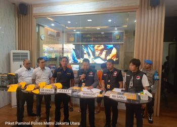 Polres Jakut Tangkap 3 Bandar Narkoba Jaringan Internasional