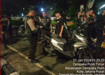 Antisipasi Balap Liar Dan Tawuran, Dit Samapta Polda Metro Jaya Laksanakan Patroli Malam Di Jakarta