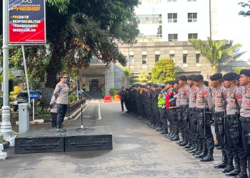 Apel Patroli Skala Besar, Kasubsatgas Publikasi Polda Metro Jaya : Laksanakan Tugas Dengan Baik Dan Tetap Jaga Netralitas