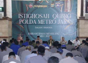 Polda Metro Jaya Gelar Istighosah Qubro Dalam Rangka Harkamtibmas Menjelang Pemilu 2024