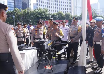 Polda Metro Jaya Gelar Apel Personel dan Peralatan Dalam Rangka Persiapan Pengamanan Pemilu 2024