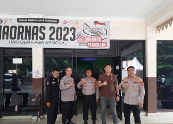 Polsek Pesanggrahan Melaksanakan Asistensi Ke Gudang Logistik Pemilu 2024 di Kecamatan Pesanggrahan