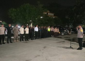 Wakapolres Metro Bekasi, Monitoring Kegiatan Gabungan Operasi Kejahatan Jalanan di Tarumajaya