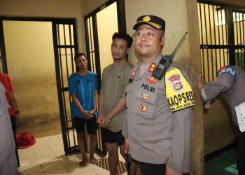Kapolres Kepulauan Seribu Sidak Ruang Tahanan Polres di Pulau Karya