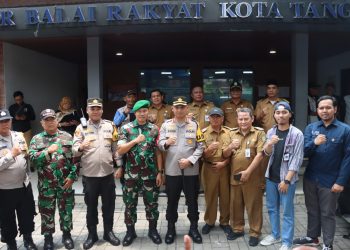Kapolres Metro Tangerang Kota Pantau Pengamanan Rapat Pleno Rekapitulasi Penghitungan Suara Pemilu 2024 di PPK