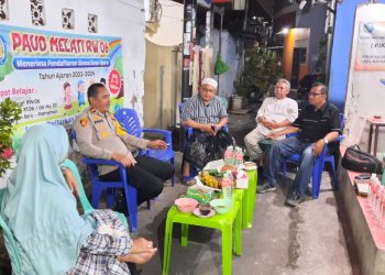 Kapolsek Matraman ngobrol bareng warga bahas Kamtibmas