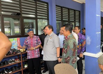Kunjungan Menteri Koordinator Bidang Perekonomian RI di SMP Negeri 2 Curug dalam Rangka Simulasi Makan Siang Gratis