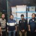 Personil Polres Tangsel Lakukan Pengawalan Kotak Hasil Pleno dari PPK Ciputat Timur