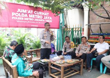 Polres Metro Jakarta Timur, Polda Metro Jaya melaksanakan kegiatan Jumat Curhat