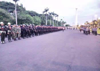 Kawal Aksi Bela Palestina di Depan Kedubes AS, 1.407 Personel Gabungan Dikerahkan