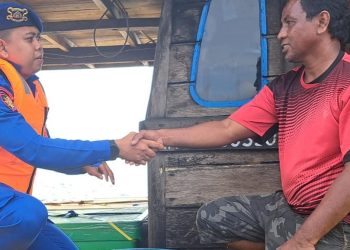 Tim Patroli Satpolair Polres Kepulauan Seribu Lakukan Patroli Laut Dialogis di Perairan Pulau Untung Jawa