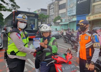 Hari Kesembilan Pelaksanaan Operasi Keselamatan Jaya Oleh Sat Lantas Polres Metro Depok